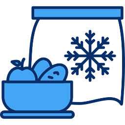 productos congelados icono