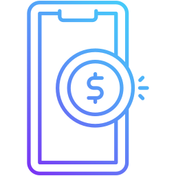 argent mobile Icône