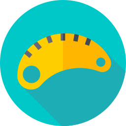 Curve ruler icon