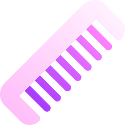 Hair comb icon