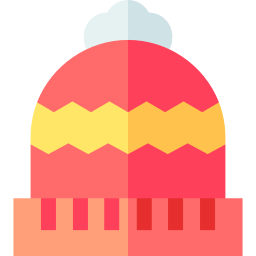 sombrero de invierno icono