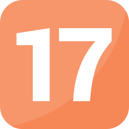 Number 17 icon