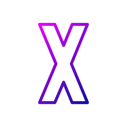 Letter x icon