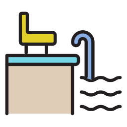 Плавательный бассейн иконка