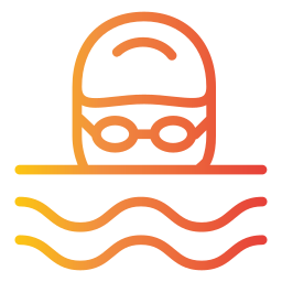 nadando icono
