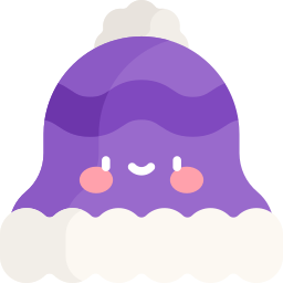 sombrero de invierno icono