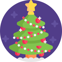 Árbol de navidad icono