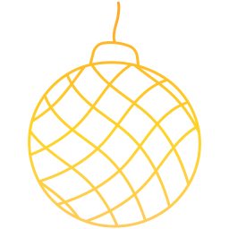 Christmas ball icon