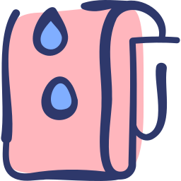 Wet towel icon