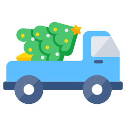 Pick up truck icon