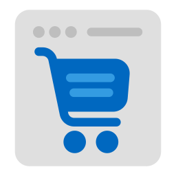 comercio electrónico icono