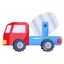 Concrete truck icon