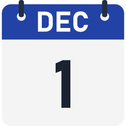 diciembre 1 icono