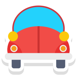 Wedding car icon