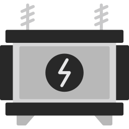 Силовой трансформатор иконка