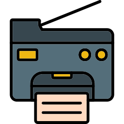 maquina de copiar icono