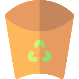 imballaggio ecologico icona