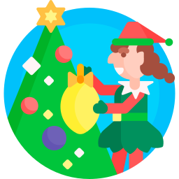 Árbol de navidad icono