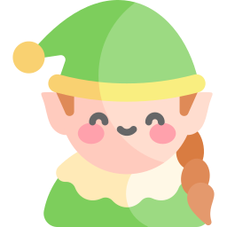 christmas elf icono