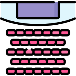 Proscenium stage icon