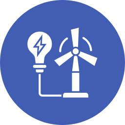 Wind power icon