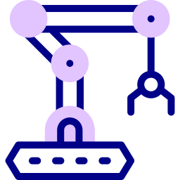 Robotic arm icon