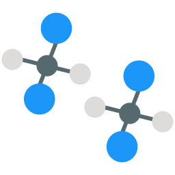 molécules Icône