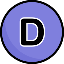 文字d icon