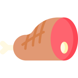 Ham leg icon