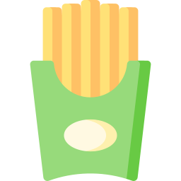 batatas fritas Ícone