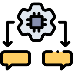 Natural language processing icon