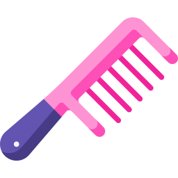 Hair comb icon