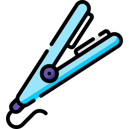 Hair straightener icon