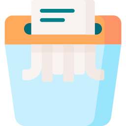 Paper shredder icon