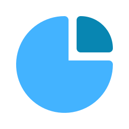 cirkeldiagram icoon