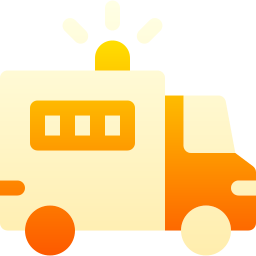 Prisoner transport vehicle icon