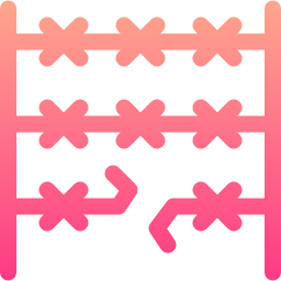 alambres de púas icono