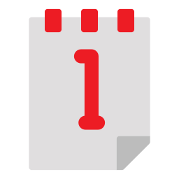 Calendar date icon