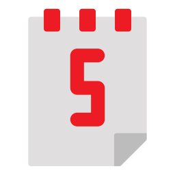 Calendar date icon