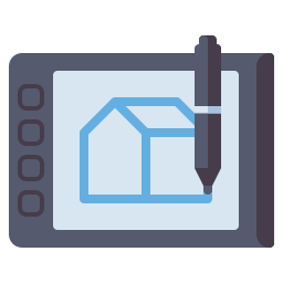 Drawing tablet icon