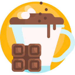 chocolate caliente icono