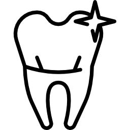 Блестящий зуб иконка