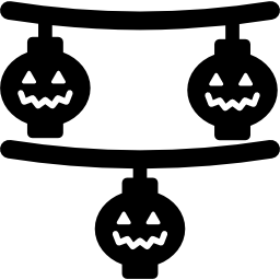 decorazione di halloween icona
