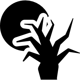 Moon and Tree icon