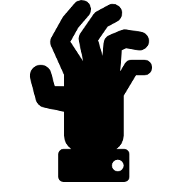 main de zambie Icône