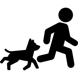 dog running Ícone