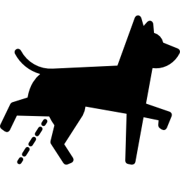hund uriniert icon
