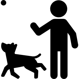 hond spelen icoon