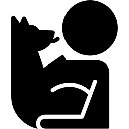 leccare il cane icona