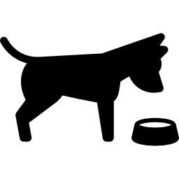 cane che mangia icona